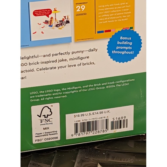 LEGO 2025 Fun Every Day Calendar - Picture 4 of 5